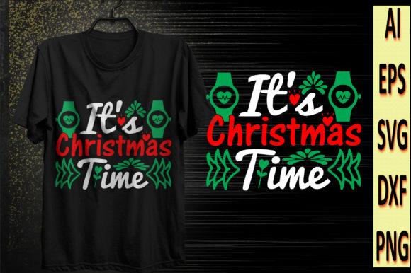 Christmas Quote SVG Design, It’s Christma: Graphics & T-Shirt Designs
