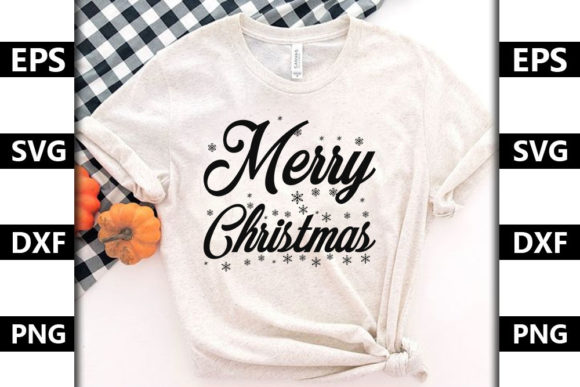 Christmas Quote SVG Design, Merry Christ: Graphics for T-Shirt Designs