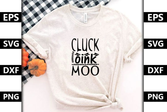 Farm House Quote SVG Design, Cluck Oink