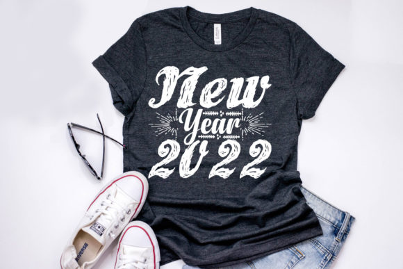 Happy New Year Quote SVG Design: Graphics & T-Shirt Designs