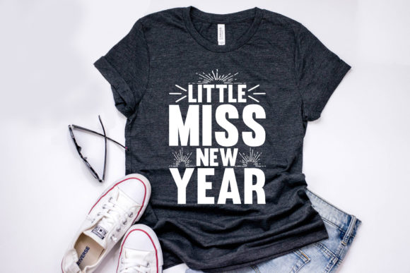 Happy New Year Quote SVG Design, Littl