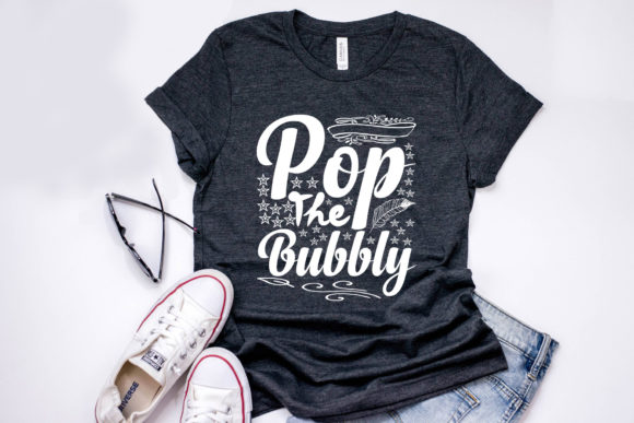 Happy New Year Quote SVG Design, Pop T: Graphics for T-Shirt Designs