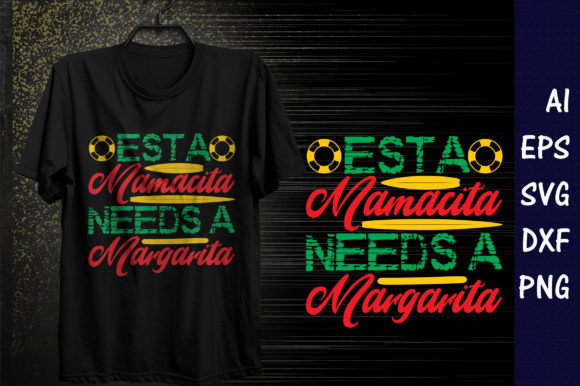 Summer Quote SVG Design, Esta Mamacita Graphics