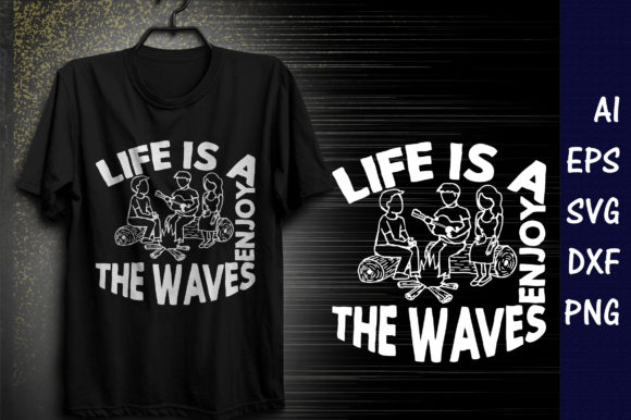 Summer Quote SVG Design, Life is a Beach
