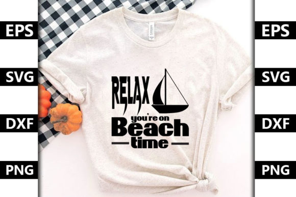 Summer Quote SVG Design, Relax You’re on